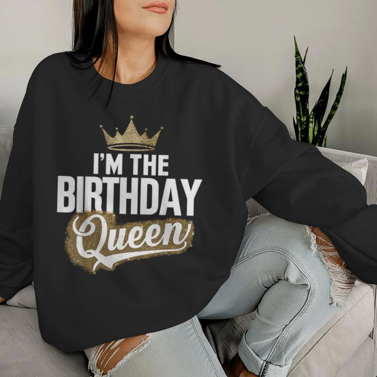 I'm The Birthday Queen Couples Matching Birthday Party Women Sweatshirt Gifts for Her