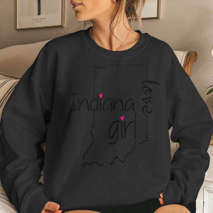 Indiana Girl I Love Indiana Home Cute Indiana Women Sweatshirt Gifts for Her