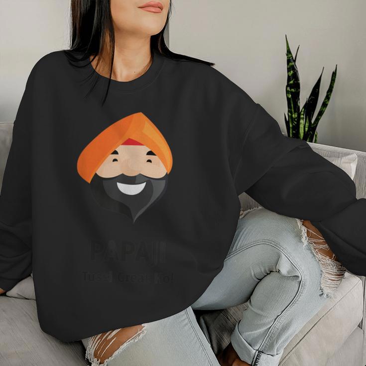 Indischesatertagsgeschenk Punjabi Papa Lustige Männer Frauen Sweatshirt Frauen Geschenke für Sie