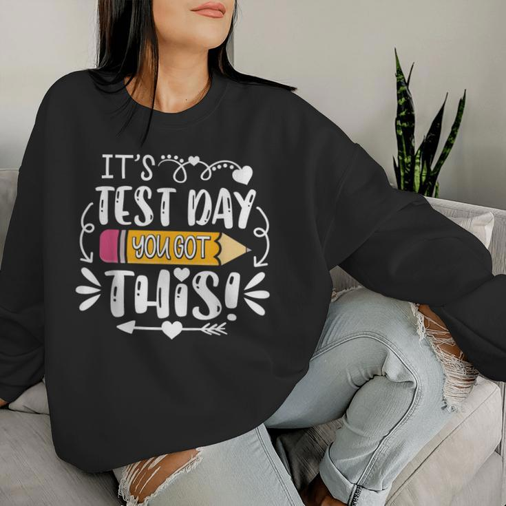 It's Rock The Test Testing Day You Got This Teacher Student Women Sweatshirt Gifts for Her