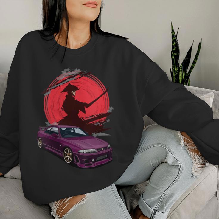 Jdm Skyline R33 Car Tuning Japan Samurai Drift Women Sweatshirt Gifts for Her