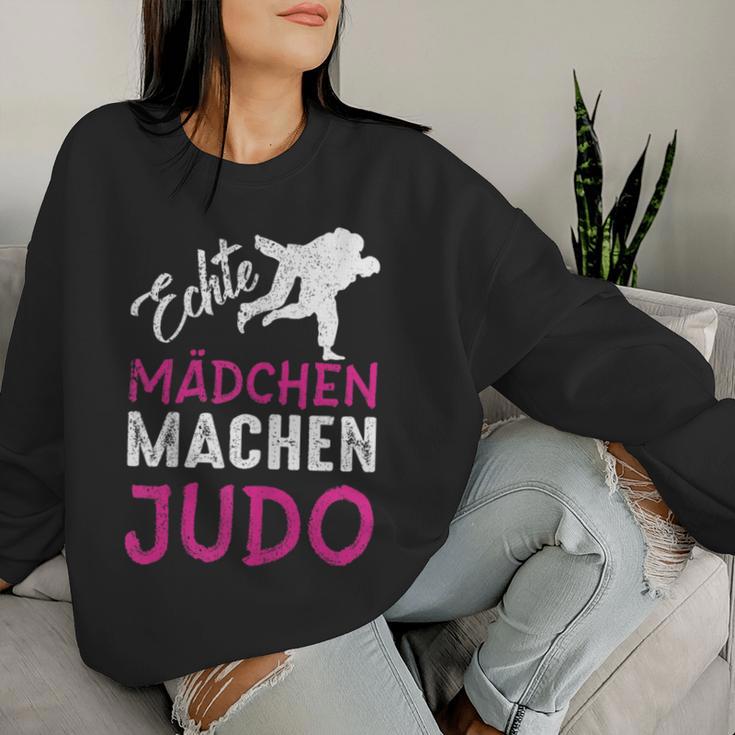 Kampfsport Echte Mädchen Machen Judo Sweatshirt Frauen Geschenke für Sie