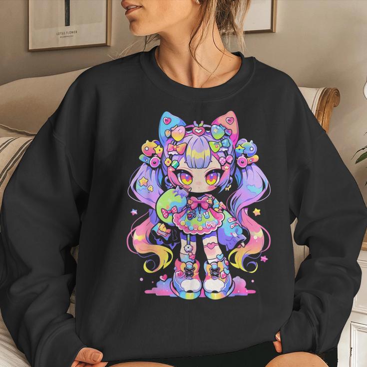 Kawaii Chibi Girl Decora Fairy Kei Anime Manga Harajuku Women Sweatshirt Gifts for Her