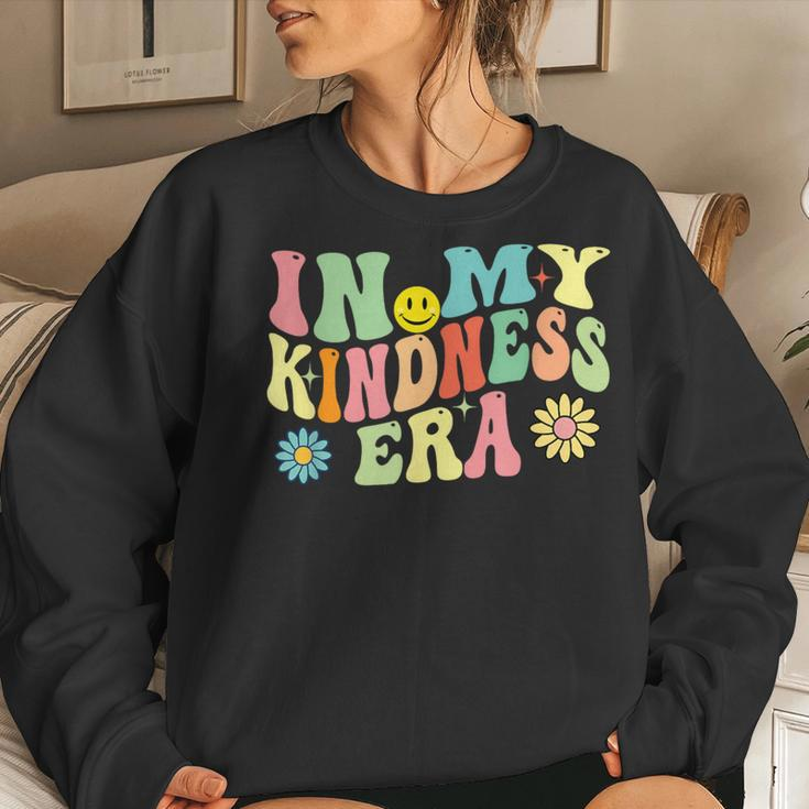 In My Kindness Era Retro Groovy Light Smile Face Women Sweatshirt Gifts for Her