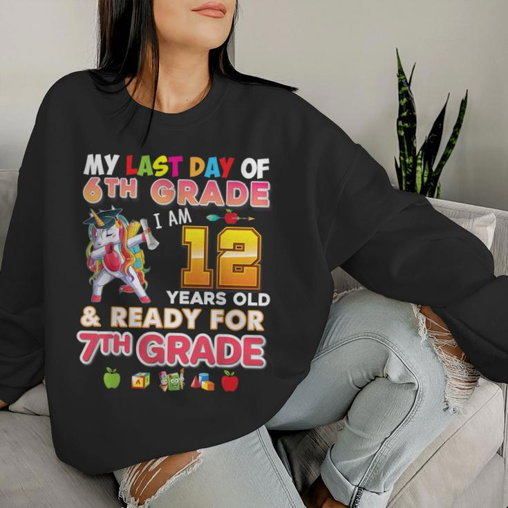 My Last Day Of 6Th Grade I Am 12 Years Old And Ready For 7Th Women Sweatshirt Gifts for Her