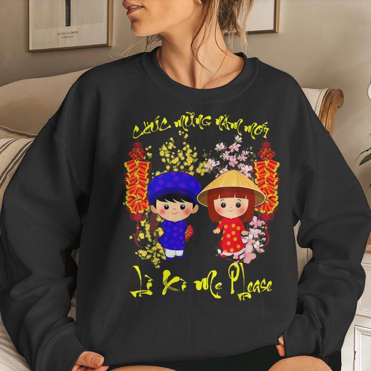 Li Xi Me Please Chuc Mung Nam Moi Boy Girl Kid Women Sweatshirt Gifts for Her