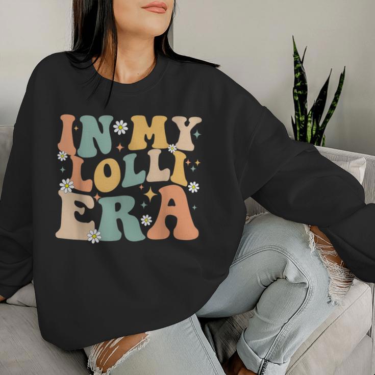 In My Lolli Era Lover Groovy Retro Mom Mother's Day Women Sweatshirt Gifts for Her