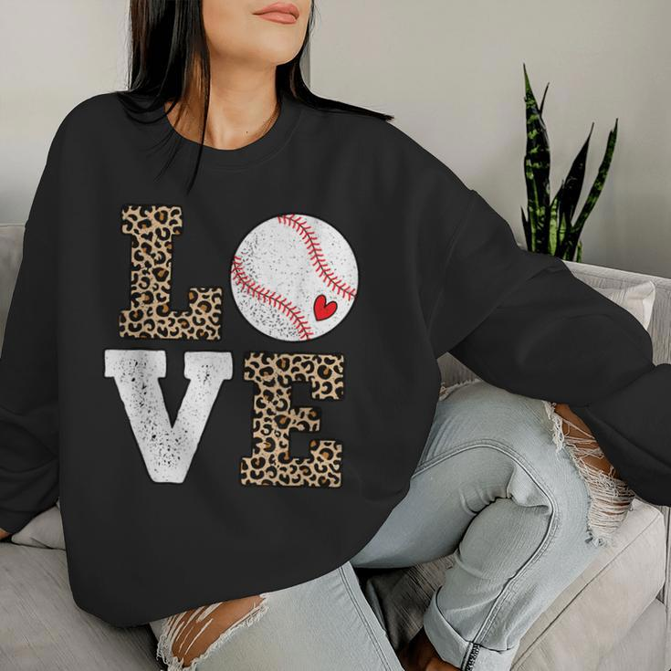 Love Baseball Girls Baseball Lover Women Sweatshirt Gifts for Her