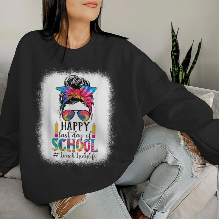 Lunch Lady Last Day Of School Teacher Womans School Girl Women Sweatshirt Gifts for Her