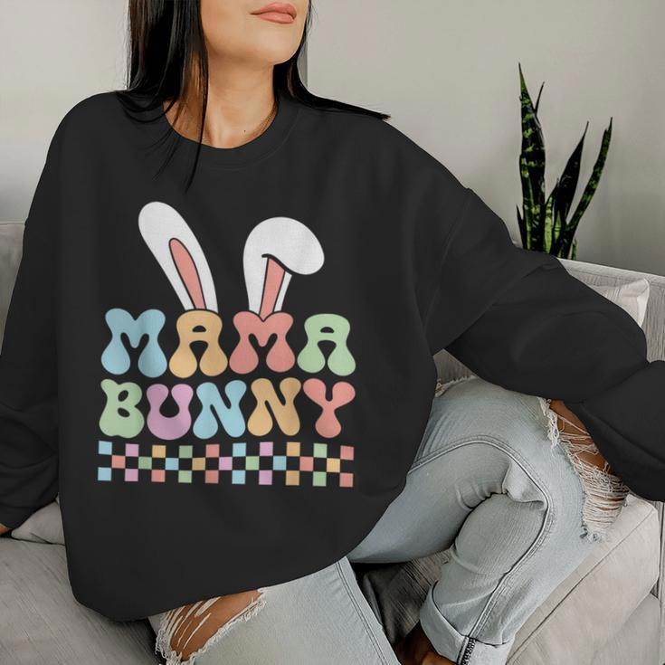 Mama Bunny Mom Pregnancy Matching Family Easter Women Sweatshirt Gifts for Her