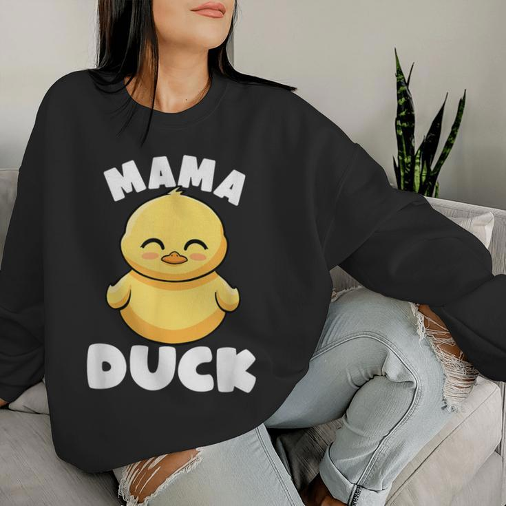 Mama Duck Mama I Love Ducks Lady Lover Rubber Duck Women Sweatshirt Gifts for Her