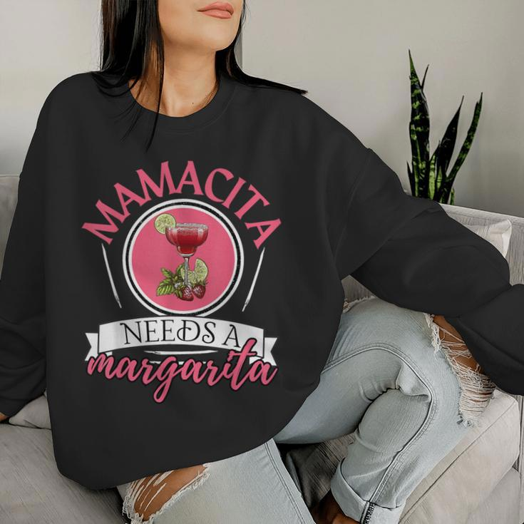 Mamacita Needs A Margarita Cinco De Mayo Tequila Cocktail Women Sweatshirt Gifts for Her