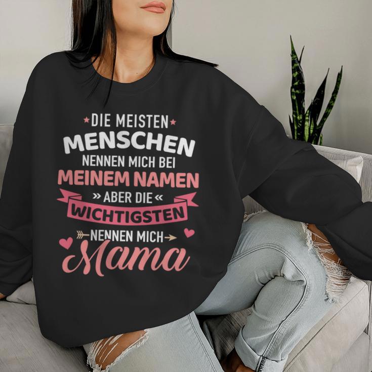 Meisten Menschen Nennen Mich Beim Namen Hauptmama Sweatshirt Frauen Geschenke für Sie