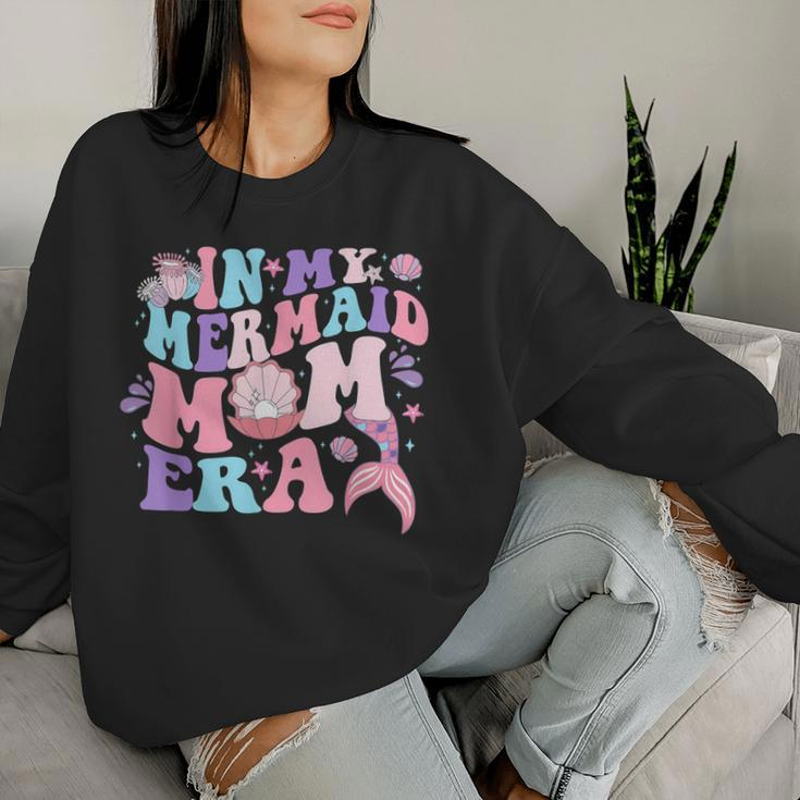 In My Mermaid Mom Era Family Matching Birthday Party Mommy Women Sweatshirt Gifts for Her