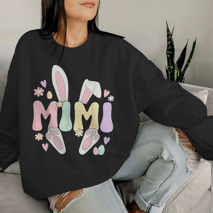 Mimi Grandmother Easter Bunny Mimi Grandma Easter Day Women Sweatshirt Gifts for Her