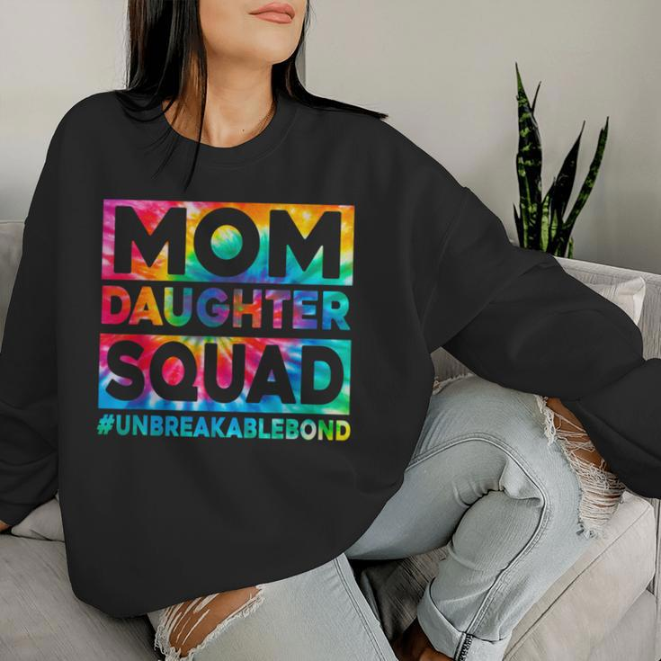 Mom And Daughter Squad Unbreakable Bond Tie Dye Print Women Sweatshirt Gifts for Her