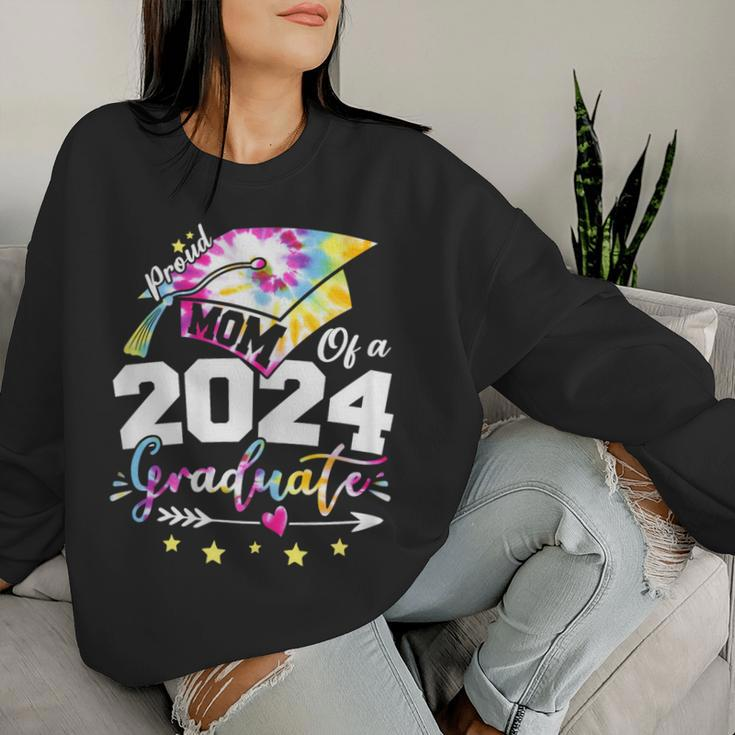 Mom Senior 2024 Proud Mom Of A Class Of 2024 Graduate Mother Women Sweatshirt Gifts for Her