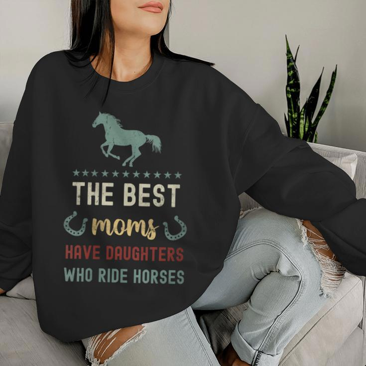Mother's Day Retro Vintage Horse Lover For Girls Women Sweatshirt Gifts for Her