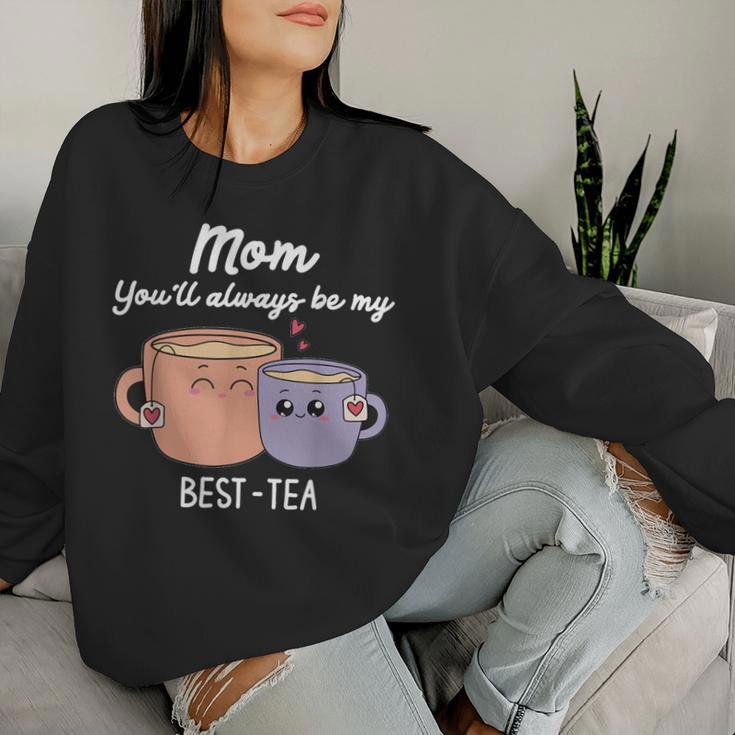 Muttertagszitat Mama Du Wirst Immer Mein Bester Frauentag Sweatshirt Frauen Geschenke für Sie