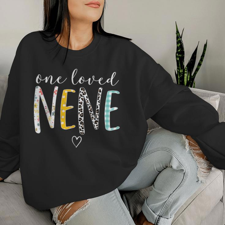 Nene One Loved Nene Mother's Day Women Sweatshirt Gifts for Her
