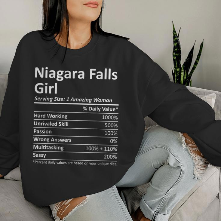 Niagara Falls Girl Ny New York City Home Roots Women Sweatshirt Gifts for Her