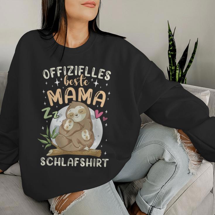 Offizielles Beste Mama Schlaf Faultier-Familie Sweatshirt Frauen Geschenke für Sie