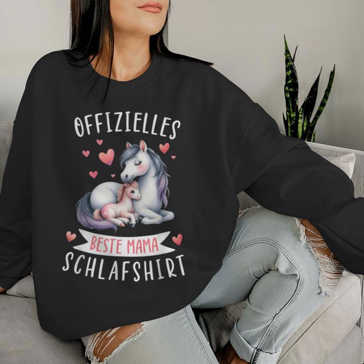 Offizielles Beste Mama Schlaf Muttertag Faultier Mama Sweatshirt Frauen Geschenke für Sie