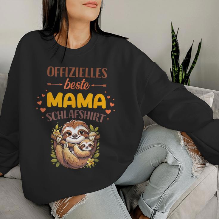 Offizielles Beste Mama Schlafanzug Schlafoutfit Muttertag Sweatshirt Frauen Geschenke für Sie