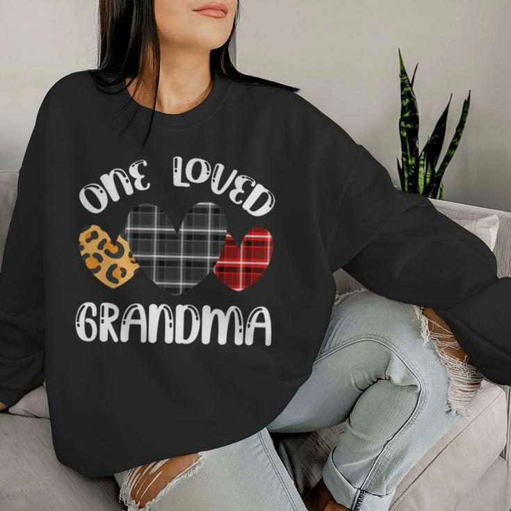 One Loved Grandma Proud Mother's Day Thanksgiving Valentines Women Sweatshirt Gifts for Her
