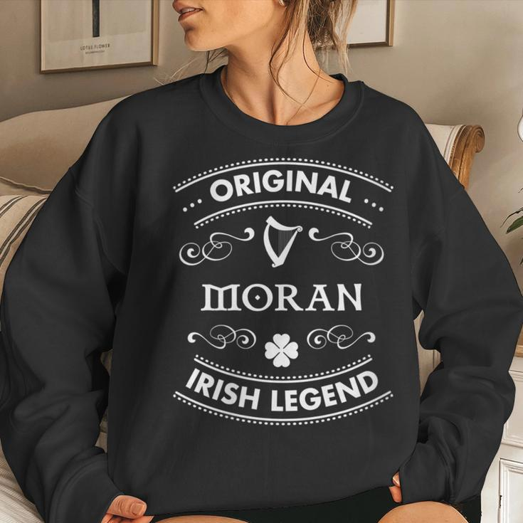 Original Irish Legend Moran Irish Family Name Women Sweatshirt Gifts for Her