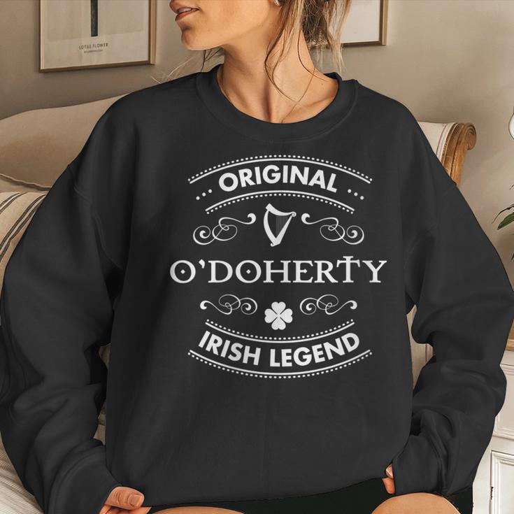 Original Irish Legend O'doherty Irish Family Name Women Sweatshirt Gifts for Her