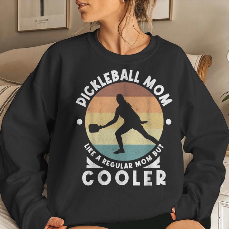 Paddleball Player Pickle Ball Mother Mom Pickleball Mother Women Sweatshirt Gifts for Her