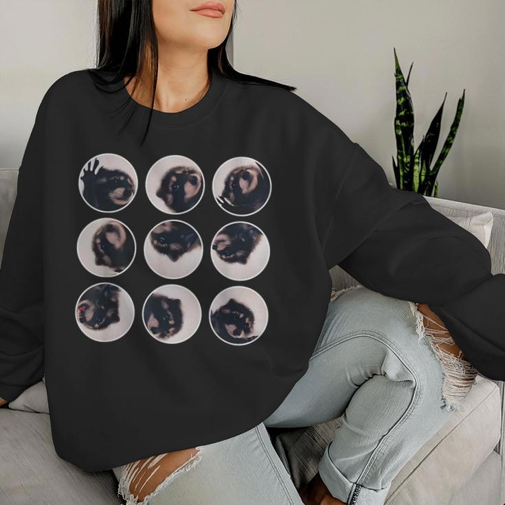 Pedro Raccoon Meme Animal Raccoon Face Trash Panda Women Sweatshirt Gifts for Her