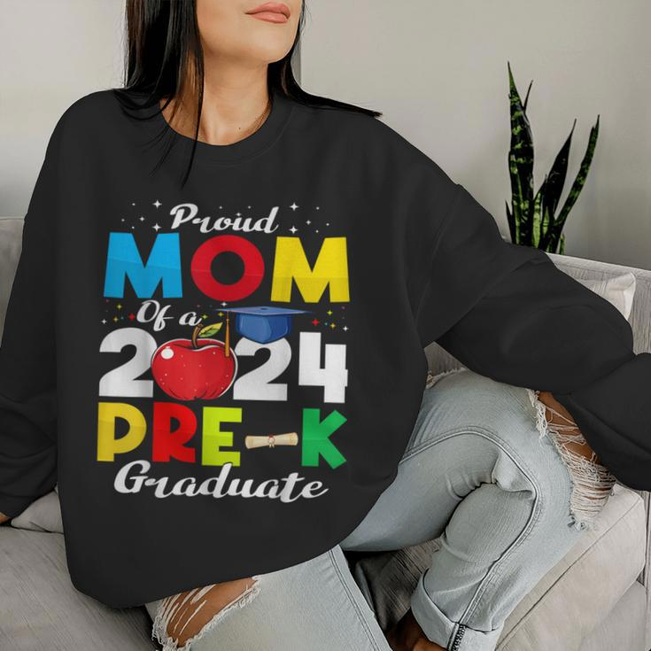 Proud Mom Of Pre-K Graduate 2024 Graduation Mom Women Sweatshirt Gifts for Her