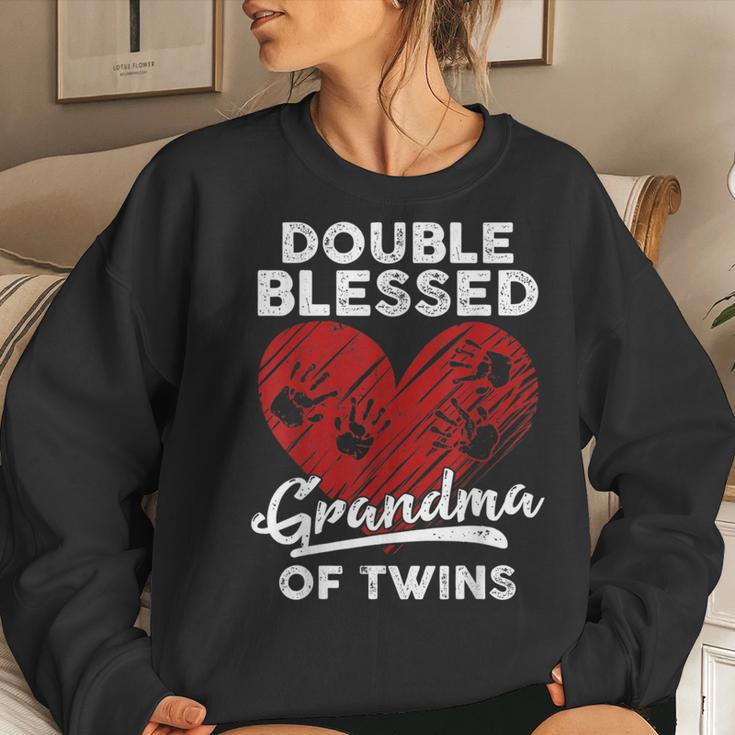 Proud New Grandma Of Twins 2019 Twins Boys Girls Women Sweatshirt Gifts for Her
