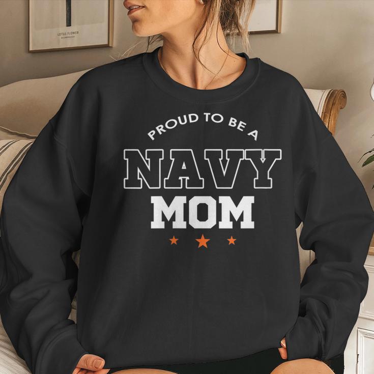 Proud Us Navy Mom Military Pride Women Sweatshirt Gifts for Her