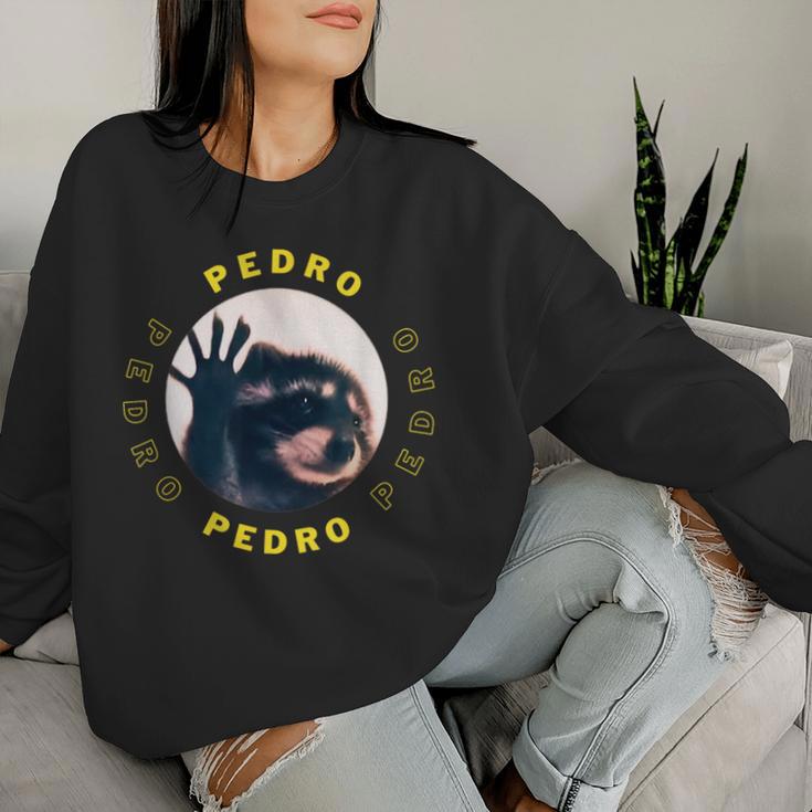 Raccoon Meme Pedro Waschbär Meme Lustig Männer Frauen Kinder Sweatshirt Frauen Geschenke für Sie