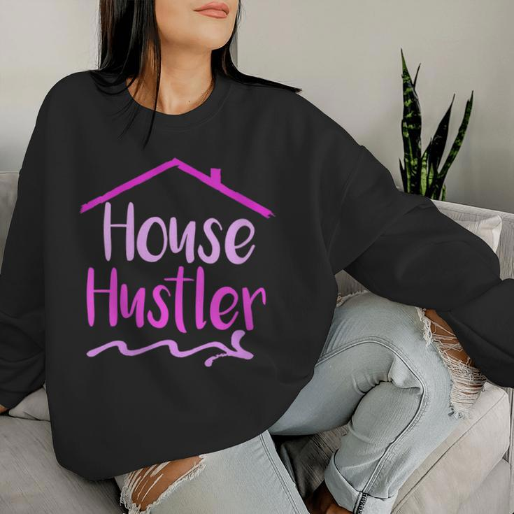 Realtor House Hustler Real Estate Agent Advertising Women Sweatshirt Gifts for Her