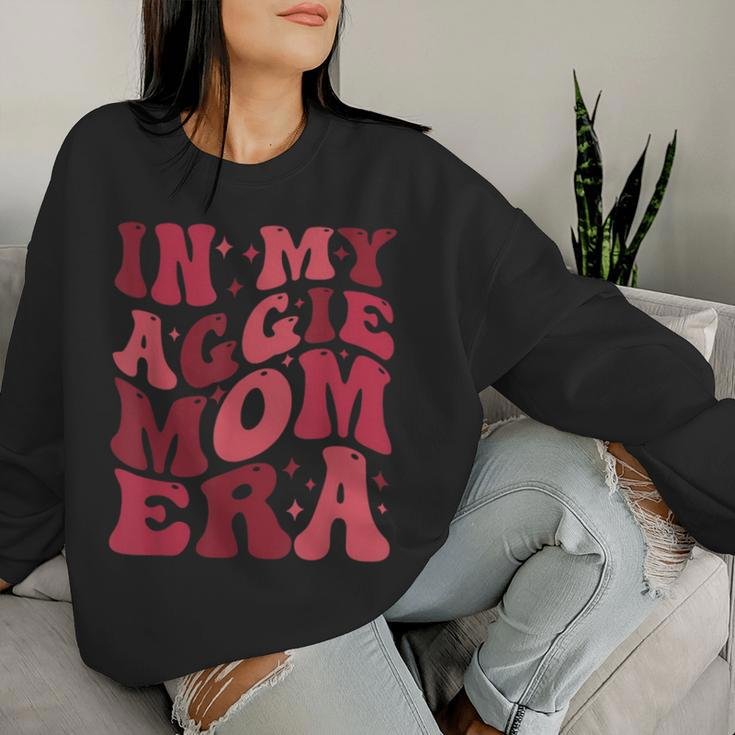 Retro In My Aggie Mom Era Mother's Day Aggie Mom Aggie Mama Women Sweatshirt Gifts for Her