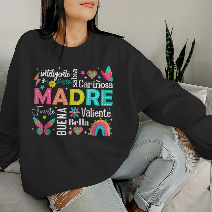 Retro Madre Ella Es Mamá Spanish Blessed Mom Mother's Day Women Sweatshirt Gifts for Her