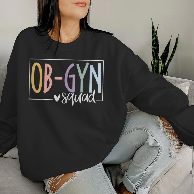 Retro Obgyn Squad Obstetrician Gynecologist Nurse Ob Gyn Women Sweatshirt Gifts for Her