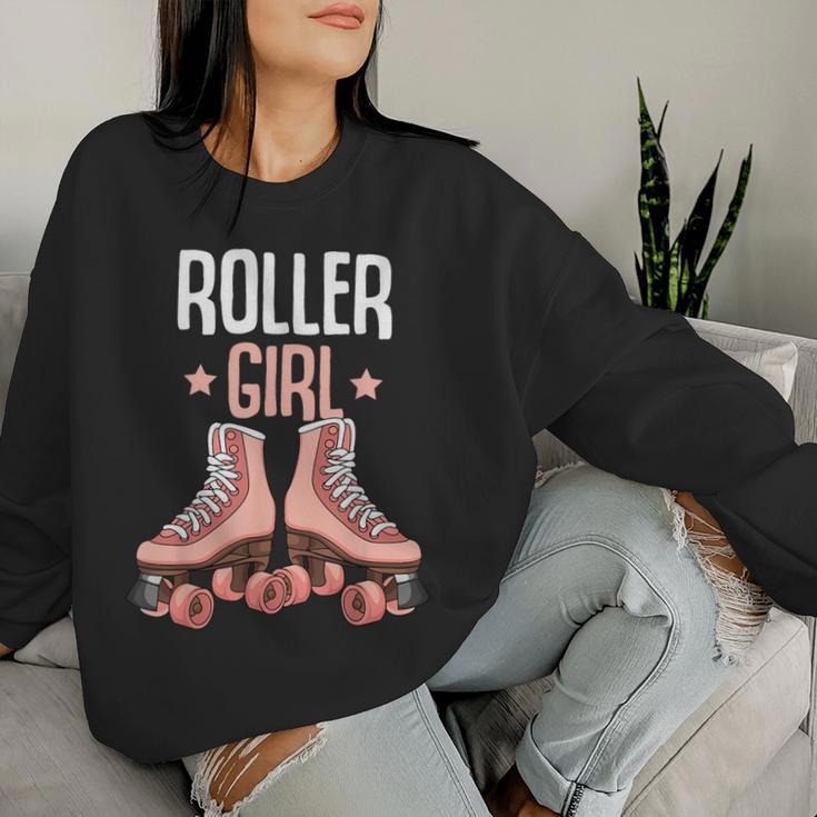 Roller Skates Roller Girl Roller Skates Roller Skates Girls Sweatshirt Frauen Geschenke für Sie