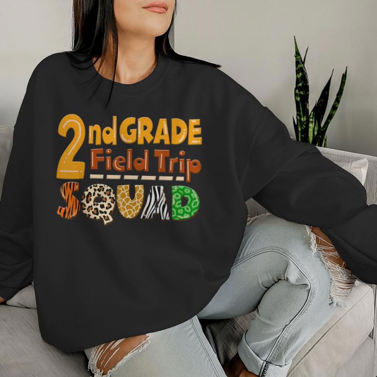 Second Grade Students School Zoo Field Trip Squad Teachers Women Sweatshirt Gifts for Her