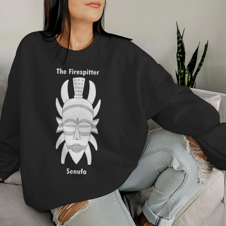 Senufo The Firespitter A Traditional African Mask Women Sweatshirt Gifts for Her