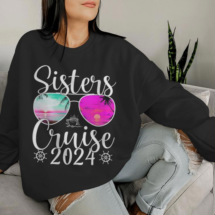 Sisters Cruise 2024 Sister Cruising Vacation Trip Women Sweatshirt Gifts for Her