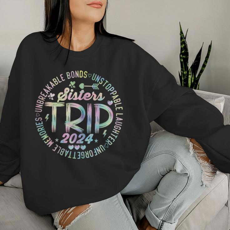 Sisters Trip 2024 Weekend Vacation Matching Besties Women Sweatshirt Gifts for Her