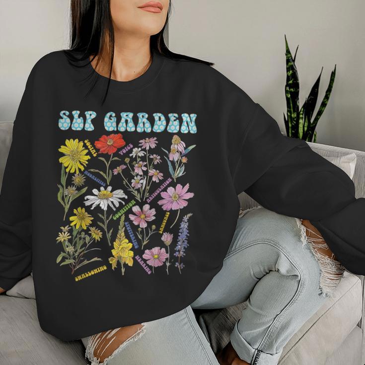 Slp Garden Wildflowers Speech Language Pathologist Men Women Sweatshirt Gifts for Her