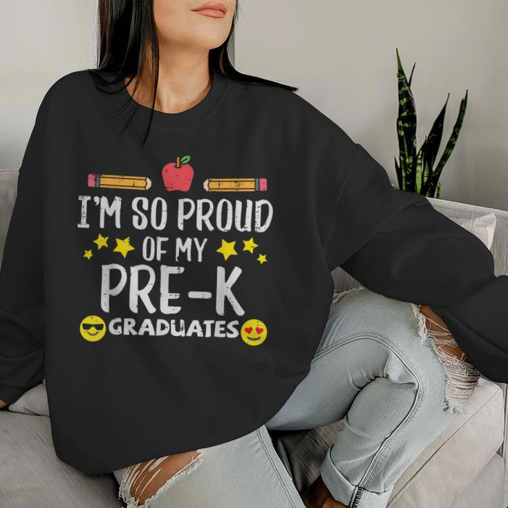 Im So Proud Of My Pre-K Graduates Last Day School Teacher Women Sweatshirt Gifts for Her