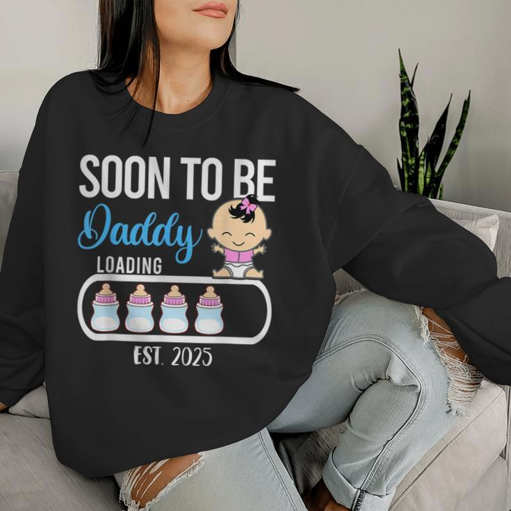 Soon To Be Daddy 2025 Girl Gender Reveal Party Dad Father Women Sweatshirt Gifts for Her