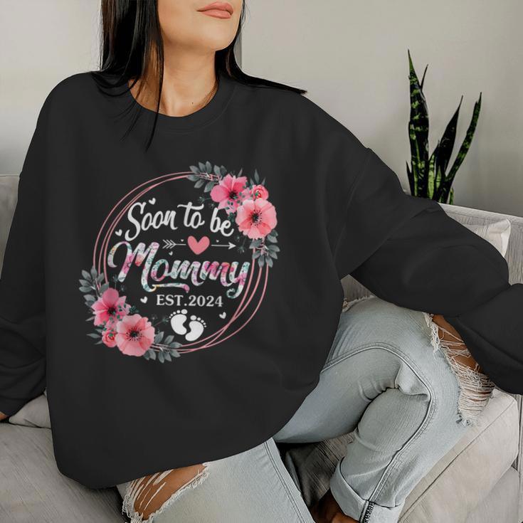 Soon To Be Mommy 2024 Mother's Day First Time Mom Pregnancy Women Sweatshirt Gifts for Her